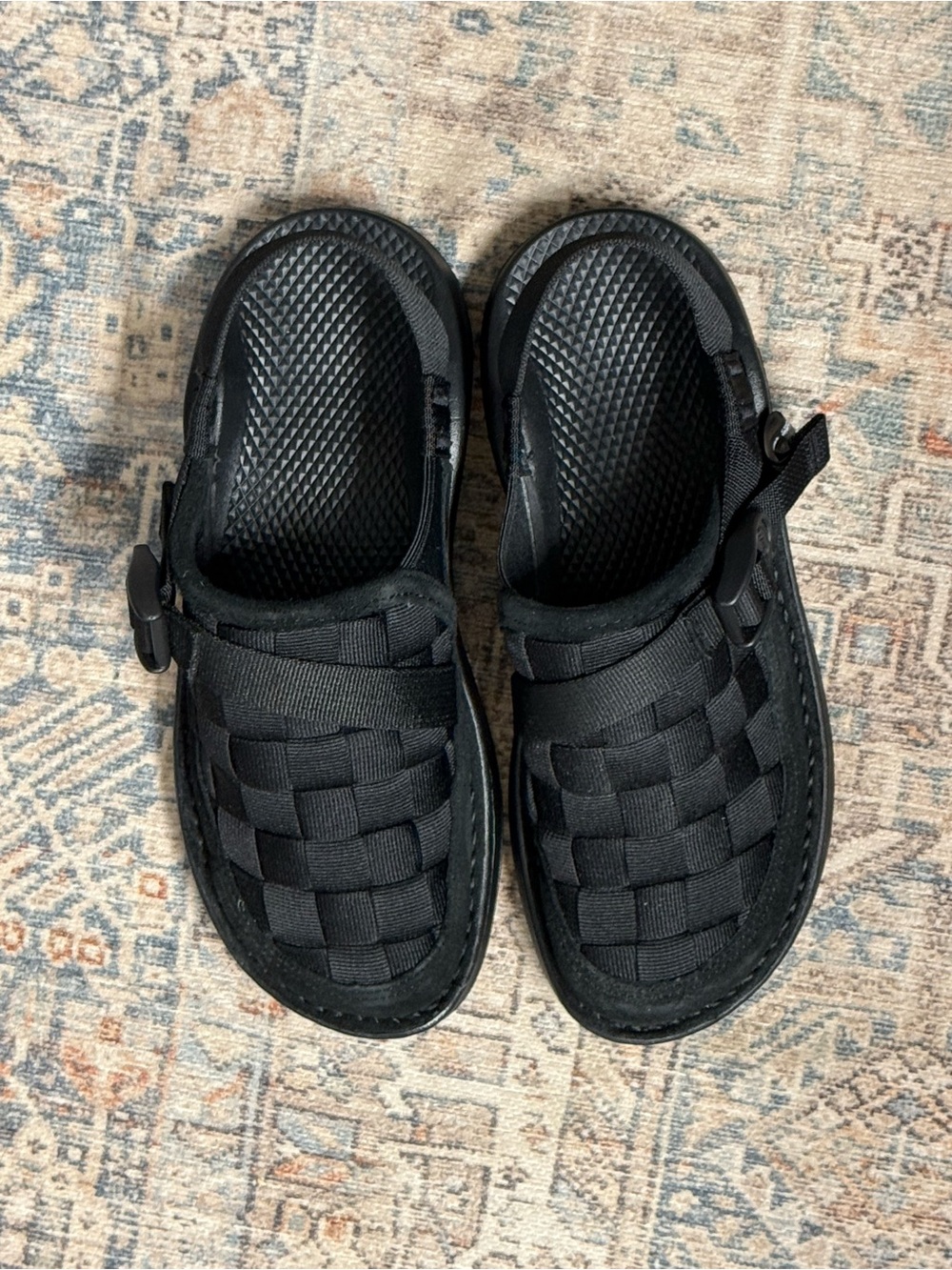 Women’s Chaco Black Woven Shoes - Comfortable Everyday Slip-On
